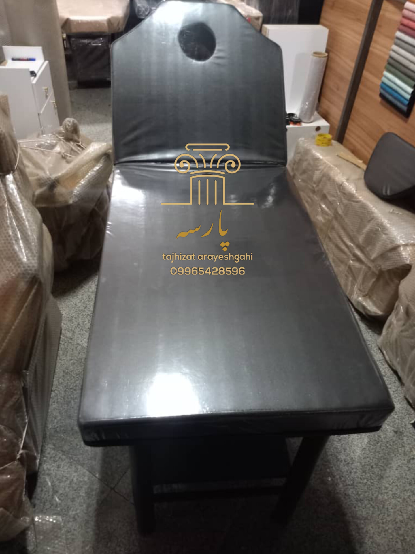 تخت آرایشگاهی دو تیکه مناسب خدمات مژه و اپیلاسیون